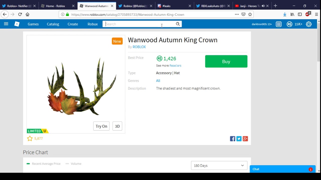 Should You Buy Wanwood Autumn King Crown Roblox YouTube 