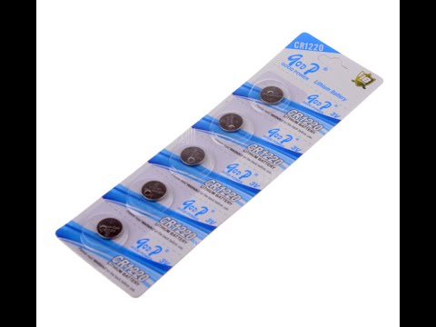 Батарейки из Китая CR1220 3V GOOP 5 штук