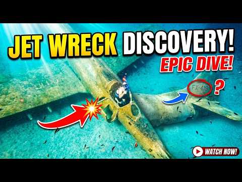 I FOUND A JET WRECK AT THE BOTTOM OF THE OCEAN!