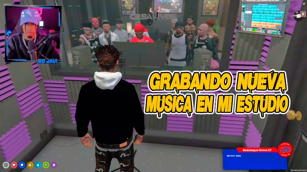 RDJavi: Tuta Grabando Su Nueva Musica en su Nuevo Estudio