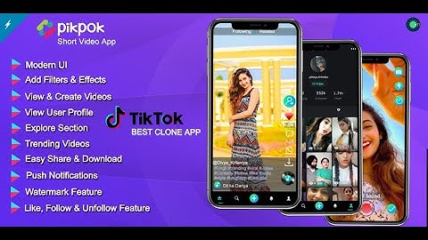 Ungli - Short Video App - Tiktok Clone App Demo | Tiktok Clone App Script Buy | Tiktok Code App
