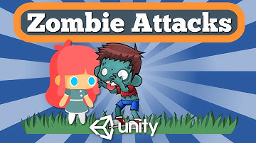 Unity 2D Tutorial How To Make Zombie Attack Character In Simple 2D Game. Attack animation state.