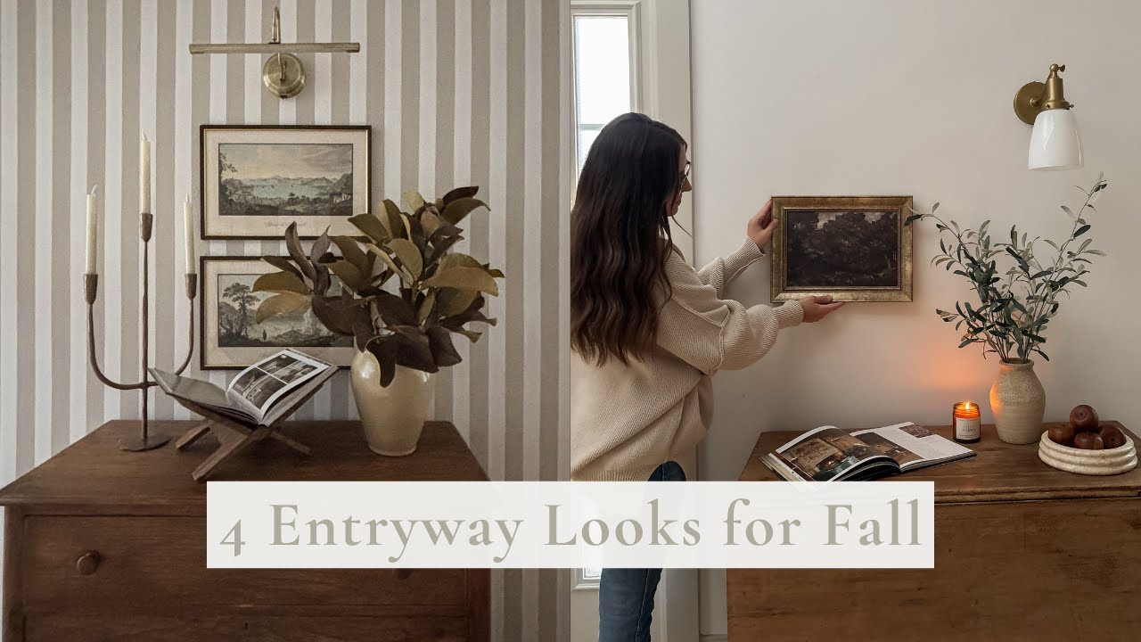 How I’m Styling Our Entryway for Early Fall | 4 Simple Looks