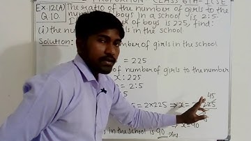 Q.10 - Ex.12(A) - Proportion - ICSE Maths Class 6th - Chapter 12.