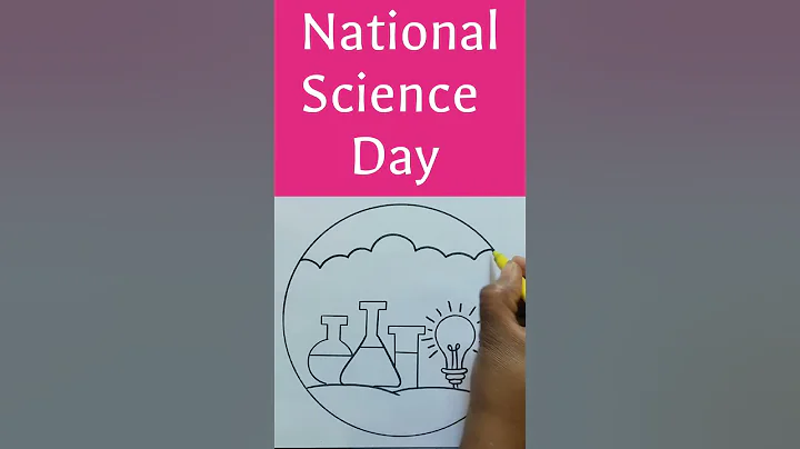 national science day poster drawing #science #sciencedaydrawing #song #drawing #art #howtodraw