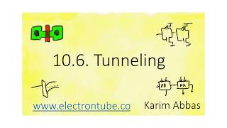 10.6. Tunneling