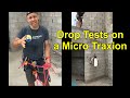 Micro Traxion Testing for Lead Rope Solo