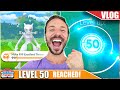 1,000 EXCELLENT THROWS in 13 HOURS! *LEVEL 50 in 1 DAY* - RANK UP to 50 FAST | Pokémon GO Vlog