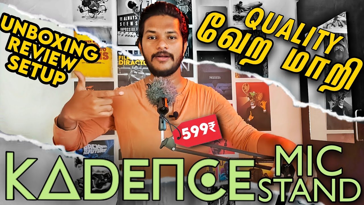 💥😨599₹க்கு செம Quality ஆனா ஒரு Mic Stand - KENENCE NB35 BK - 