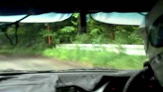 あさま隠 山岳ラリー2011 Ss2 痛恨のスピン