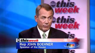 Interview with John Boehner