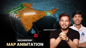 @NitishRajput Documentary Map Animation Breakdown Step by Step in Hindi