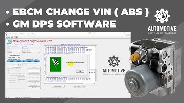 EBCM CHANGE VIN ( ABS ) | GM DPS SOFTWARE