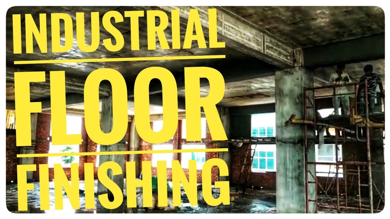 Industrial Building Floor Finishing work YouTube