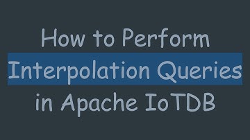 How to Perform Interpolation Queries in Apache IoTDB