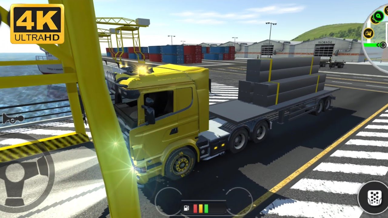 POV SCANIA DELIVRY  DRIVE SIMULATOR 2024 GAMEPLAY 