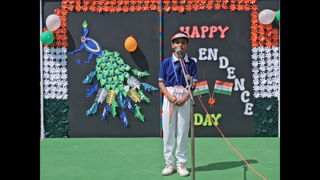 Atharv Yadav // Class IV // Speech // Independence day // Hi-tech public school // Unnao