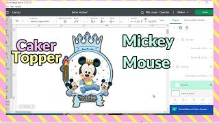 Mickey Mouse Cake Topper + plantillas screenshot 5