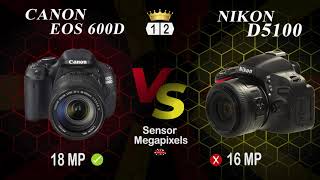 canon 600D vs nikon D5100 | Review