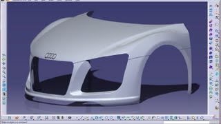 Catia V5 Tutorials|Wireframe and Surface Design|Multi Section Surface|3 Guide Curves