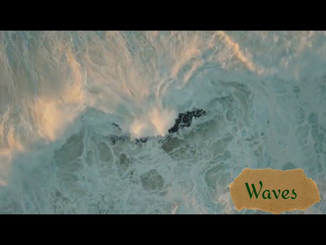 Calm waves | walking on sand | relaxation music | study music | natural white music class=