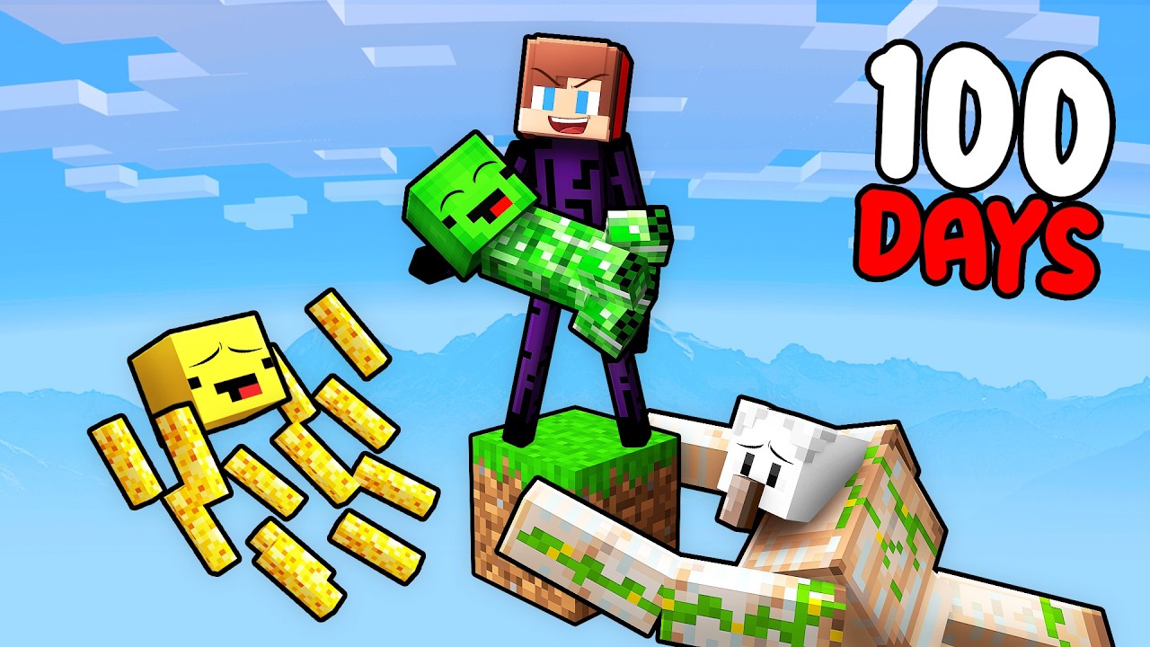 Mikey and JJ Friends Survive 100 Days on Minecraft MOB BLOCK - Maizen