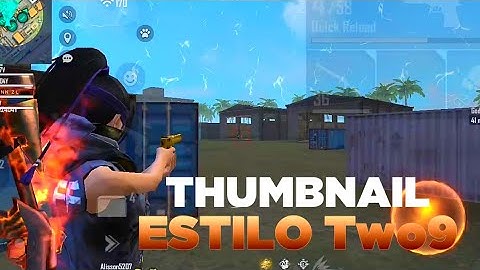 Como Fazer Thumbnail Estilo Two9 ( TUTORIAL )