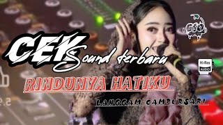 RINDUNYA HATIKU 🎶🎶LANGGAM VERSI CEK S⭕UND INSTRUMEN 