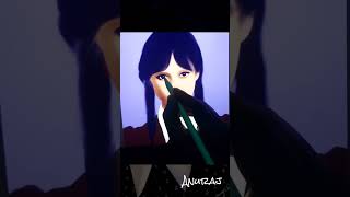 Wednesday Addams Portrait Drawn in Procreate | #shorts #procreate #digitalart