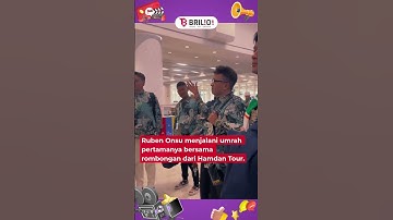 Momen khusyuk Ruben Onsu di Tanah Suci, siap jalani umrah perdana usai mualaf