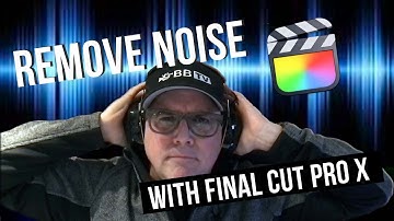How to Remove Background Noise and Fan Noise with Final Cut Pro X (without any plugins) - FCPX 2022