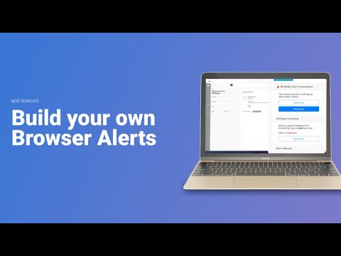 Create your own notices and browser alerts with PixieBrix