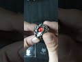 Red Eyes Owl Stainless Steel Ring For Men 