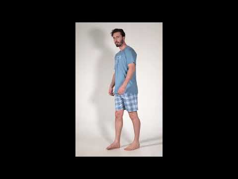 Купить Хлопковый комплект с шортами VIENETTA MAN 3100222338 в Украина в Lingerie.ua - Одяг для дому та відпочинку, Видео 1