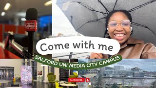 Tour University of Salford Media City Campus with me
