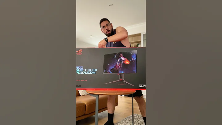 Unboxing Insane ROG Swift OLED PG27UCDM Gaming Monitor ​@_asusrog  #upgrade2rogoled #rogoledmonitor