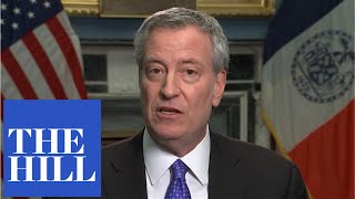 De Blasio has a message for protesters demonstrating for George Floyd