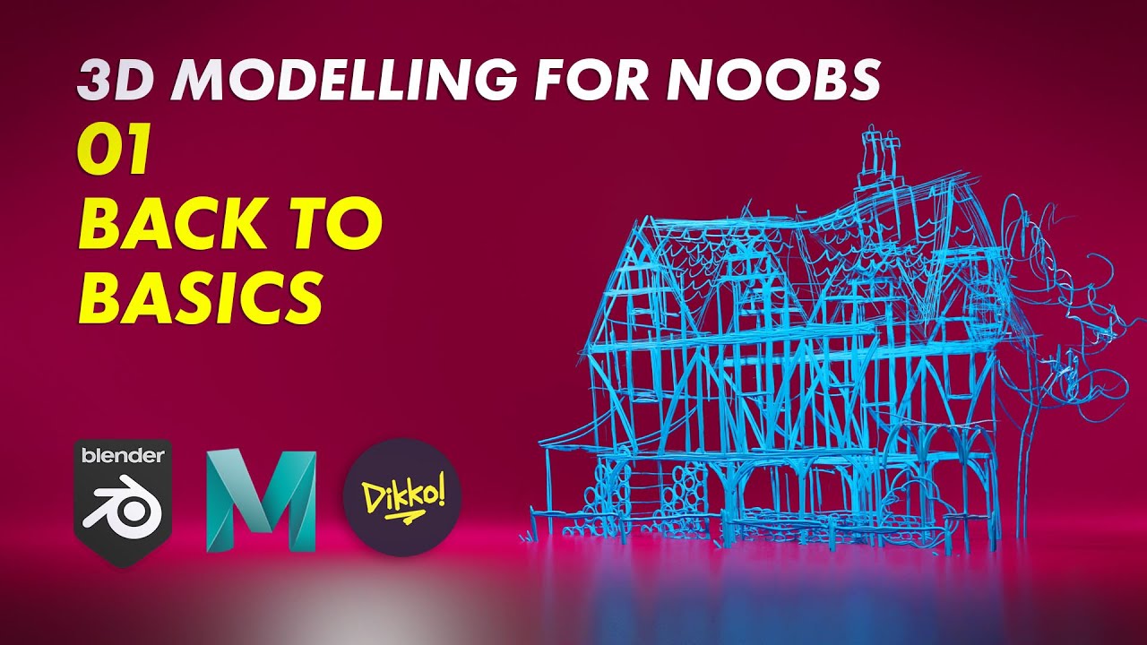 3D Modelling for Noobs 01 - Back to Basics - YouTube