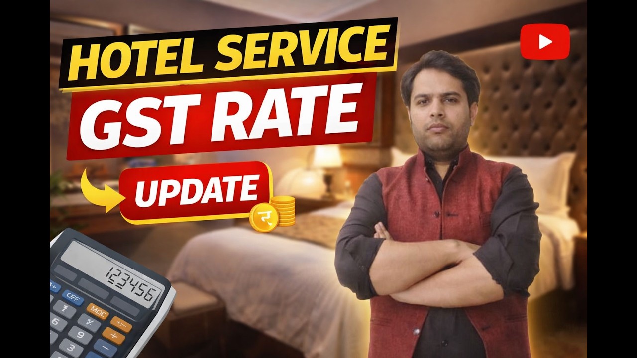 Hotel service GST Rate #gst GST Under Hotel service