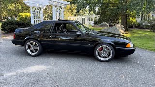 New Cosmis XT-005r wheels on my Foxbody Mustang