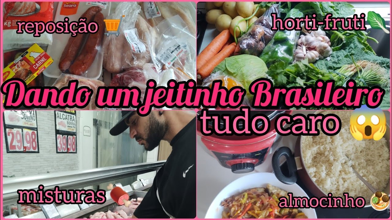 Reposição e comida caseira🛒🧆