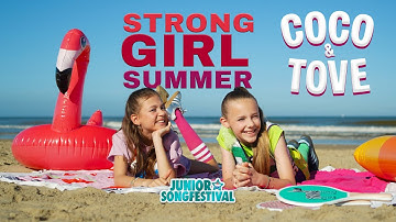 COCO & TOVE - STRONG GIRL SUMMER [OFFICIAL MUSIC VIDEO] | JUNIOR SONGFESTIVAL 2025 🇳🇱