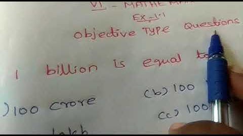 6th std Mathematics|term-1|Numbers|Ex 1.1 |objective type questions