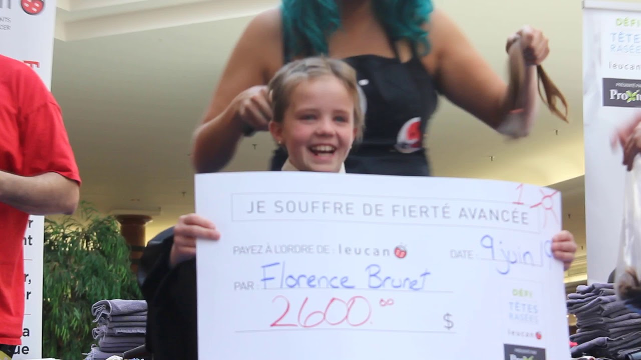 Défi têtes rasées Florence Brunet