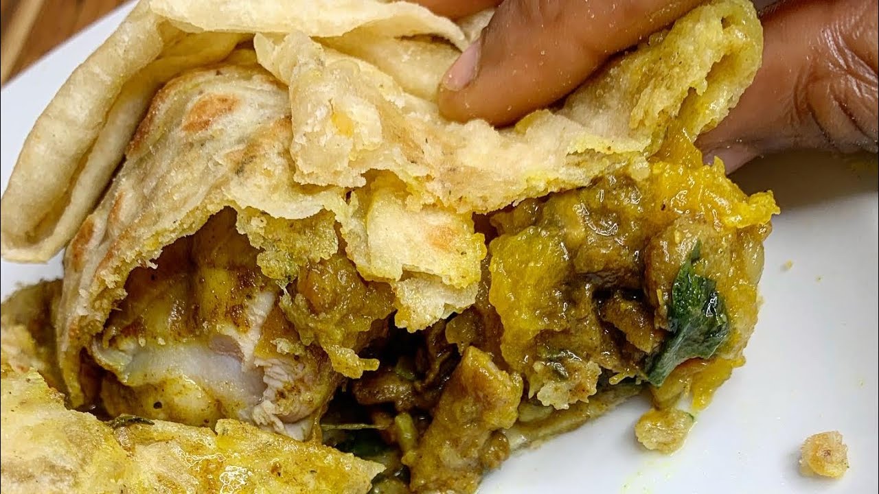 Easy Chicken Roti Recipe| Roti| Dhal Puri| - YouTube