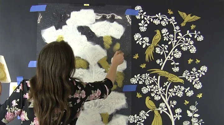 Chinoiserie Stencil Project Featuring Cutting Edge...