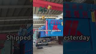 160 Ton Horizontal Hydraulic Baler Batch Shipment | Waste Recycling Equipment