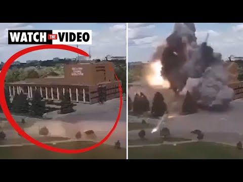 Russian strike devastates Palace of Culture in Ukrainian City of Lozova