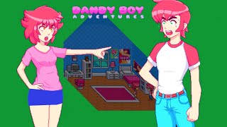 Dandy Boy Adventures - Dating Simulator - Visual Novel - First Quest - PC Gameplay