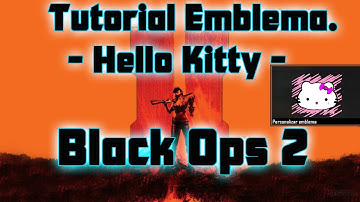 Black Ops 2 - Tutorial Emblema - Hello Kitty SpeedArt - By XriiSeek